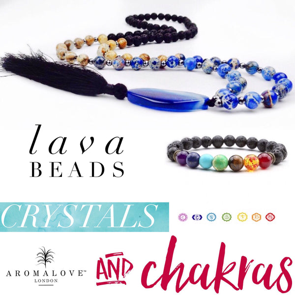 Spotlight: Lava beads, crystals and chakras!