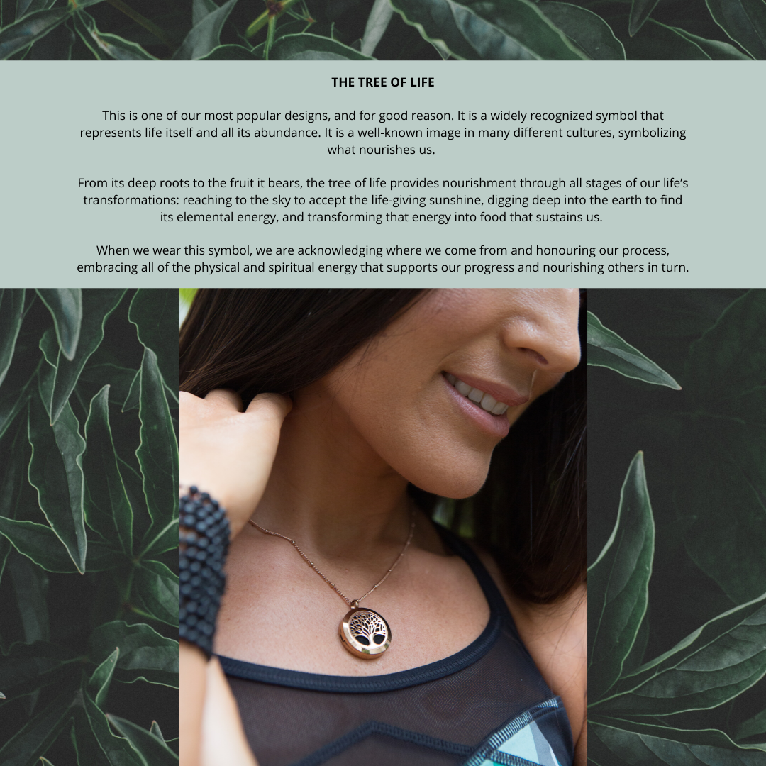 Tree of life diffuser necklace online