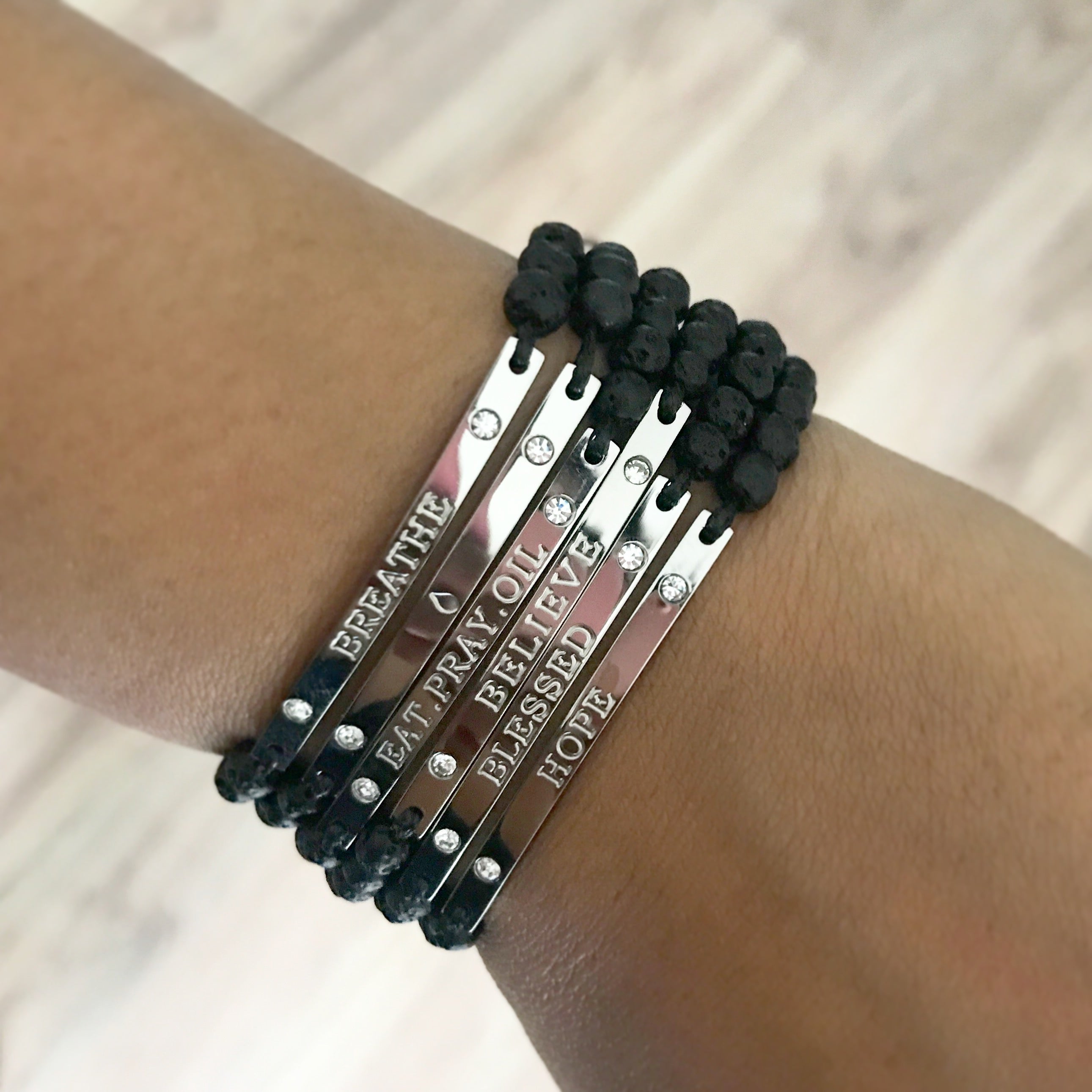 Affirmation bracelets top