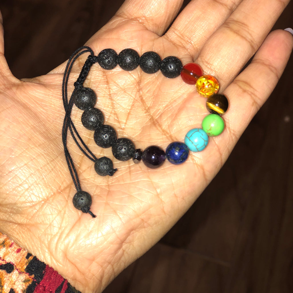 (113) Children’s Chakra Healing Diffuser Bracelet